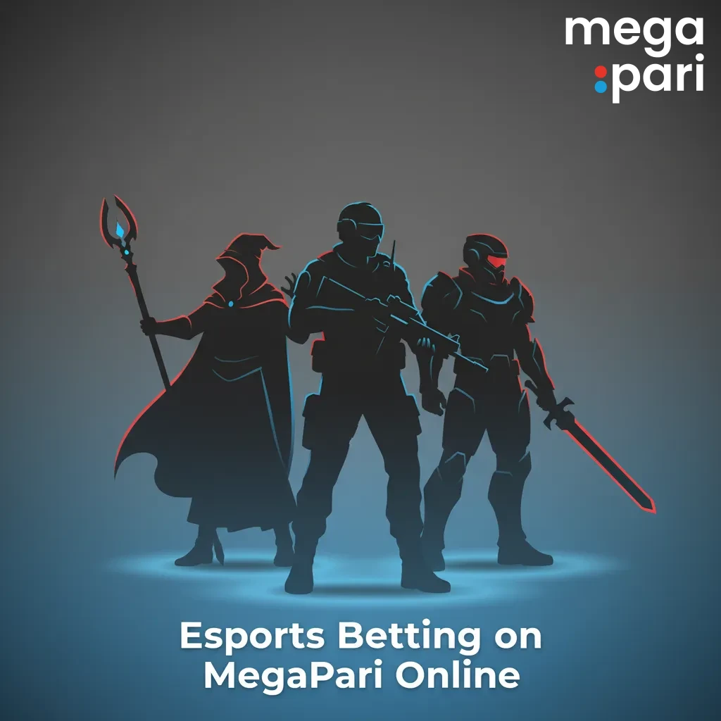 MegaPari esports betting page showing odds and markets for Dota 2, CS2, StarCraft II, and League of Legends.