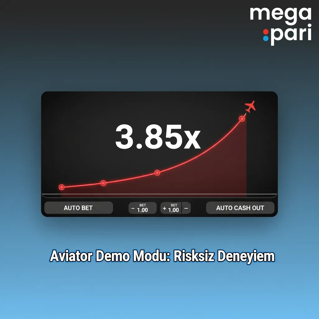Aviator demo ekranı, sanal bakiyeyle otomatik bahis, nakit al ve çift bahis seçenekleri; risksiz deneme.