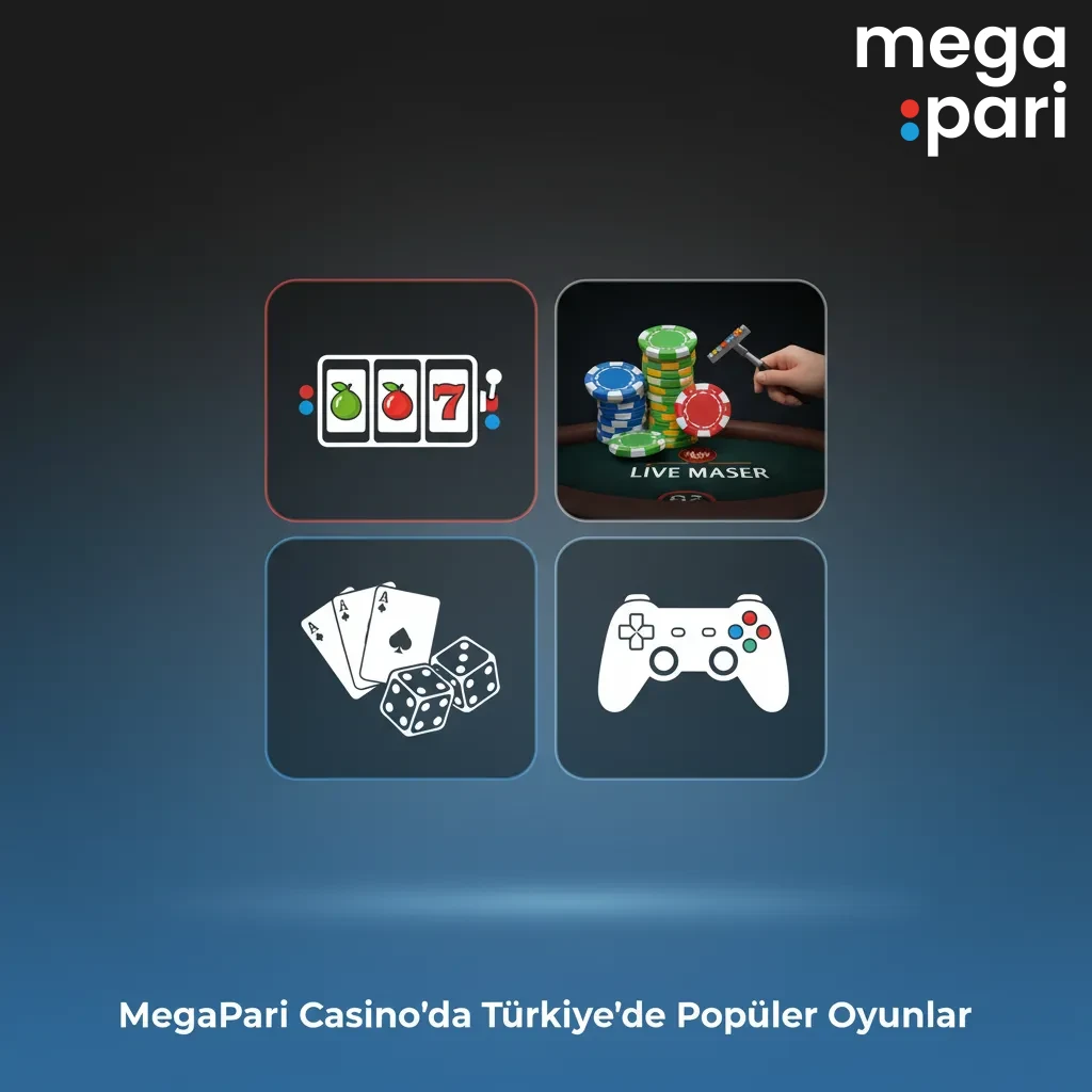 MegaPari Casino’da Türkiye’de popüler slot ve crash oyunları; Sweet Bonanza, Gates of Olympus, Aviator vb. listeleniyor.