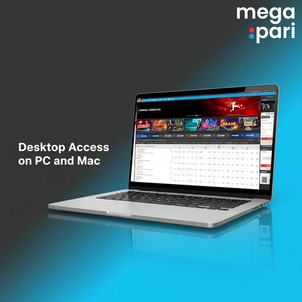 PC and Mac showing betting site in a browser, with login, TRY deposit, games/sportsbook, and bookmark steps.