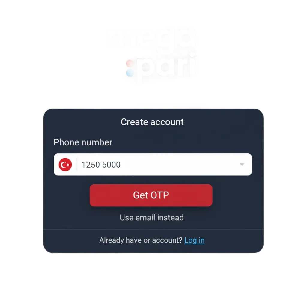 MegaPari Turkey banner: Register, Sign In, Verify; sports 19,000 TRY, casino 63,000 TRY + 150 FS, 4,200 TRY free bet.