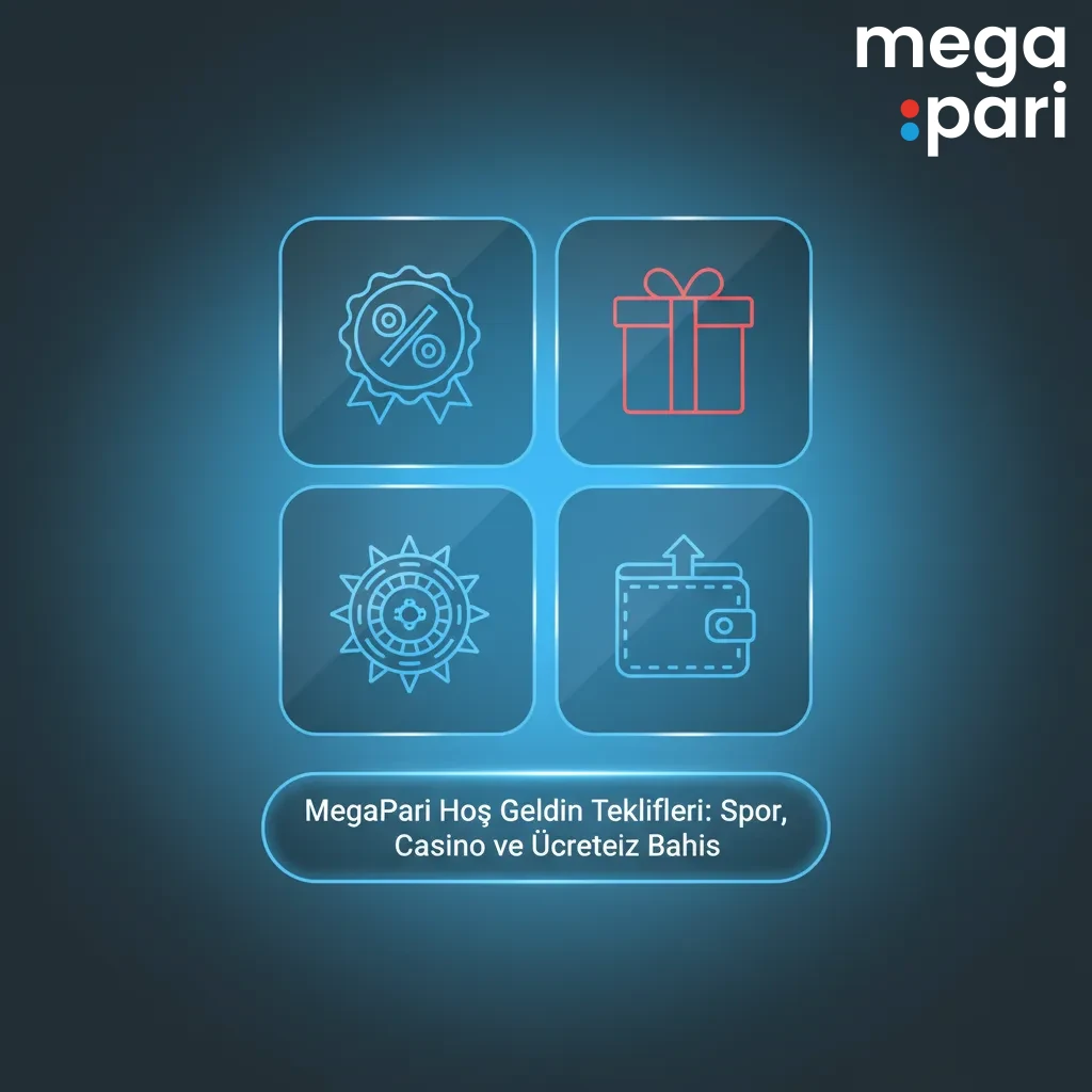 MegaPari hoş geldin teklifleri: Spor, Casino ve Ücretsiz Bahis - 19.000 TRY, 63.000 TRY + 150 FS, 4.200 TRY.