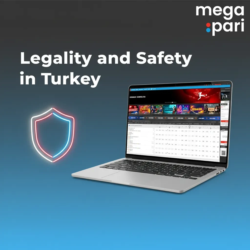 Certified gaming icon with SSL lock and credit card, over Turkish flag, highlighting safety, privacy, and responsible play.