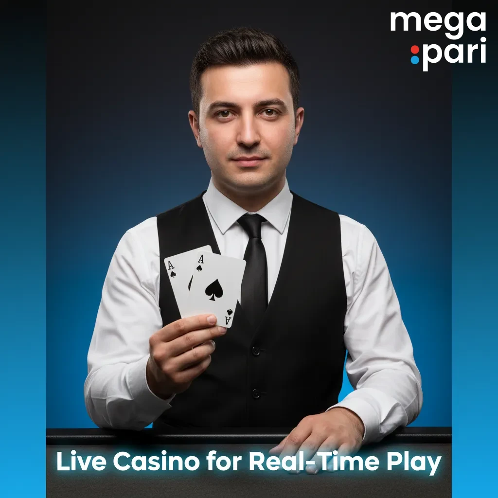 Live casino studio: real dealer roulette, blackjack tables, game wheel; multipliers, side bets, and chat in HD stream.