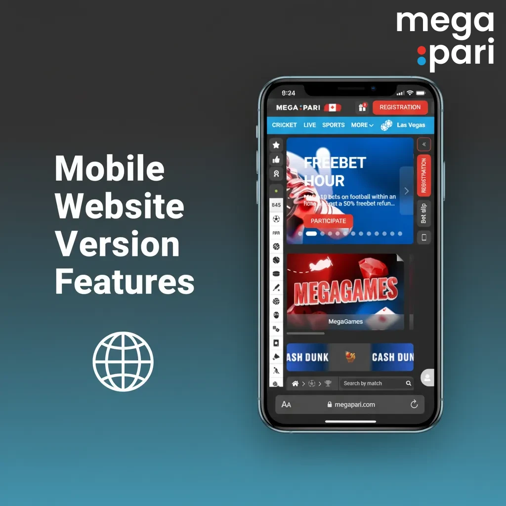 Mobile site features: quick betslip, live odds, low data, biometric login, TRY/e-wallet/crypto, sports-casino switch.