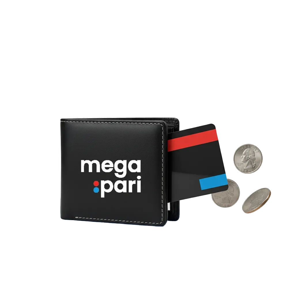 MegaPari Turkey payments banner with 7 methods icons (Visa, Jeton, MiFinity, Tether), TRY limits, and sports/casino bonuses.