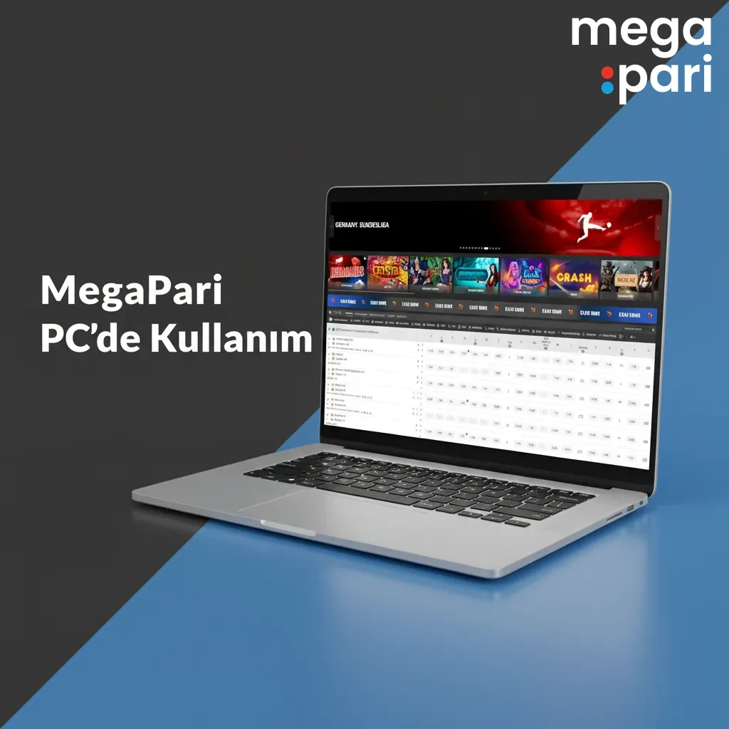 PC ekranında MegaPari sitesi ve Chrome kısayolu oluşturma adımları, masaüstüne eklenen ikon.