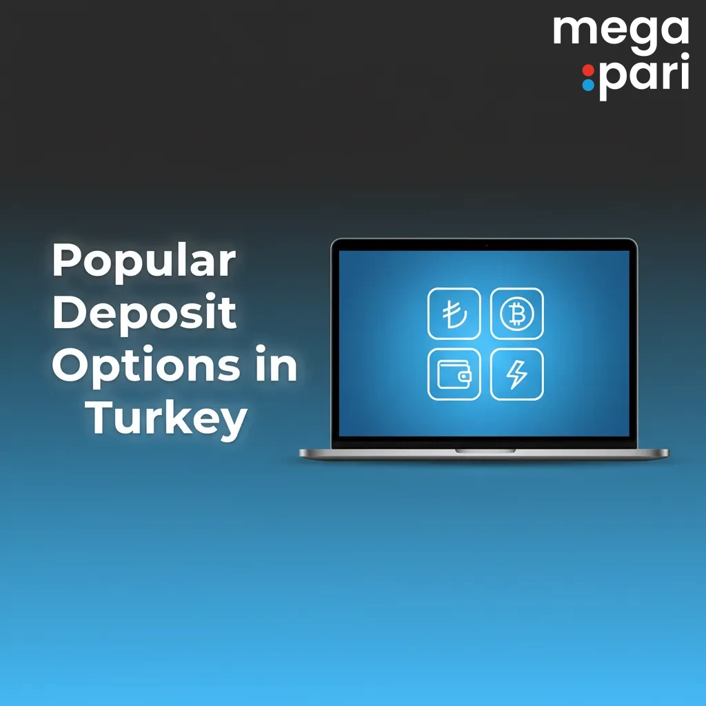 Popular deposit options in Turkey on MegaPari: Visa, Mastercard, Jeton, MiFinity, AstroPay, BTC, ETH, USDT, LTC, XRP