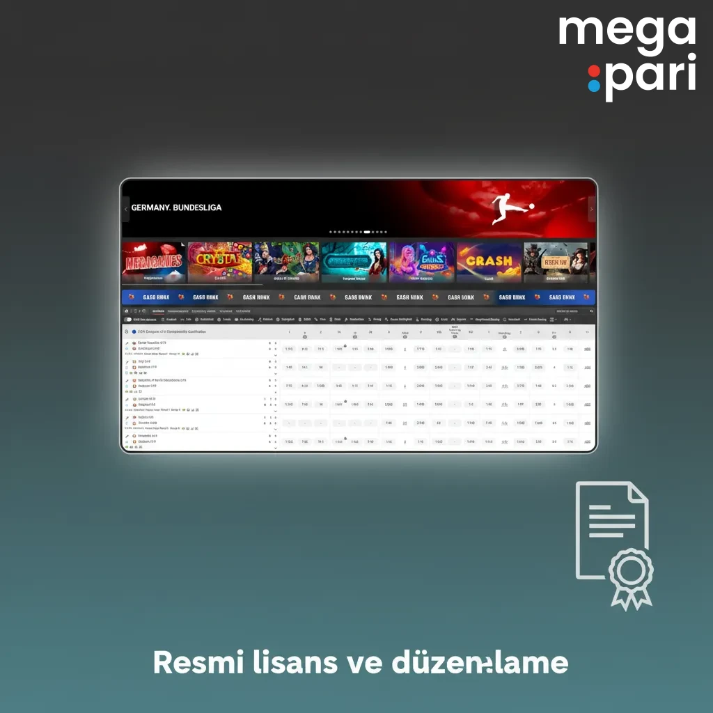 MegaPari, Curaçao eGaming lisanslı; Türkiye’de erişim yerel mevzuata tabi. Ayrıntılar ve yılı resmi sitede Yasal Bilgilerde.