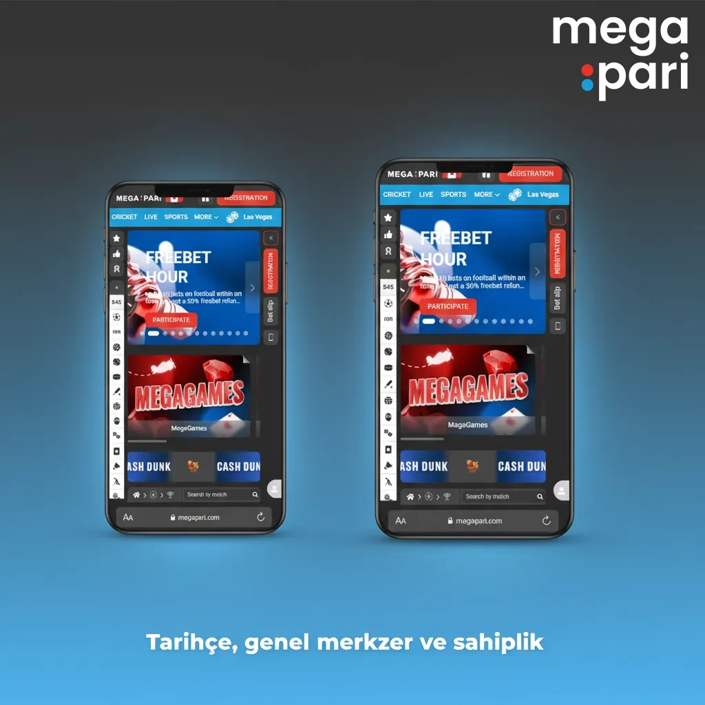 MegaPari 2019 kuruluş; Curaçao eGaming lisansı; sahiplik bilgileri sınırlı; Avrupa’da dağıtık ekipler ve yerel kampanyalar.