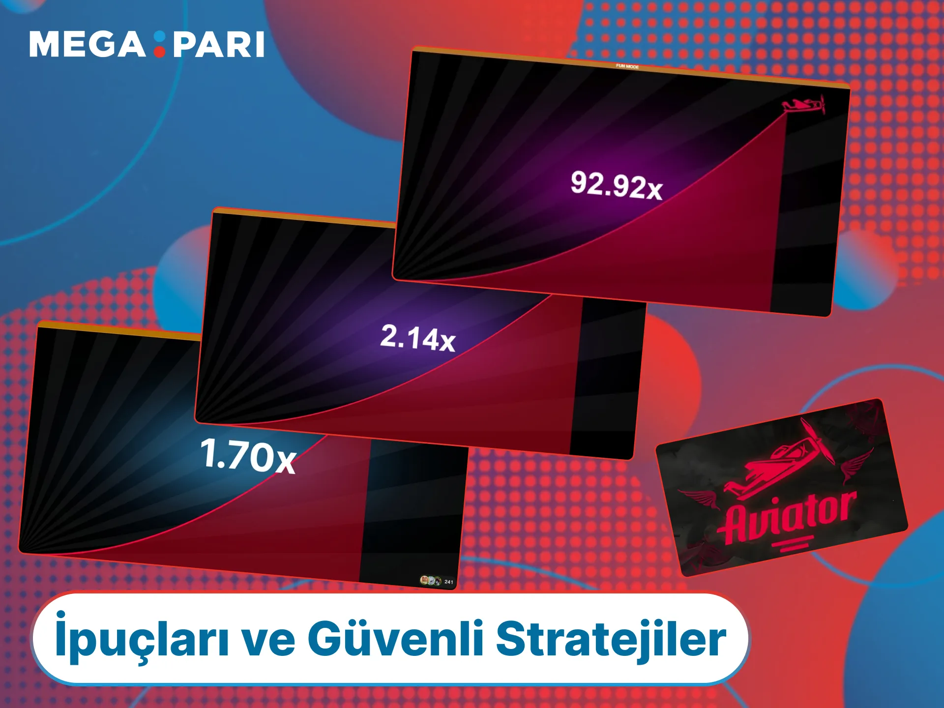 Etkili Aviator stratejilerini kullanarak MegaPari oyunlarında kazanma şansınızı artırın.