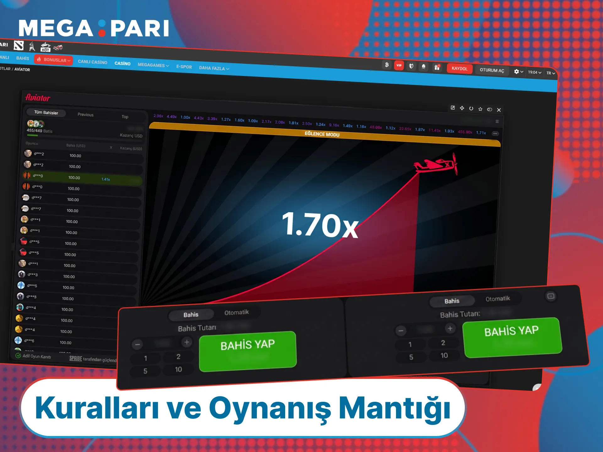 Aviator oyun kurallarını MegaPari üzerinden keşfedin ve stratejinizi geliştirin.