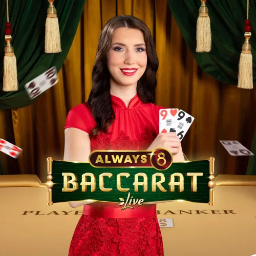Enjoy a round of the Baccarat Live game at MegaPari.