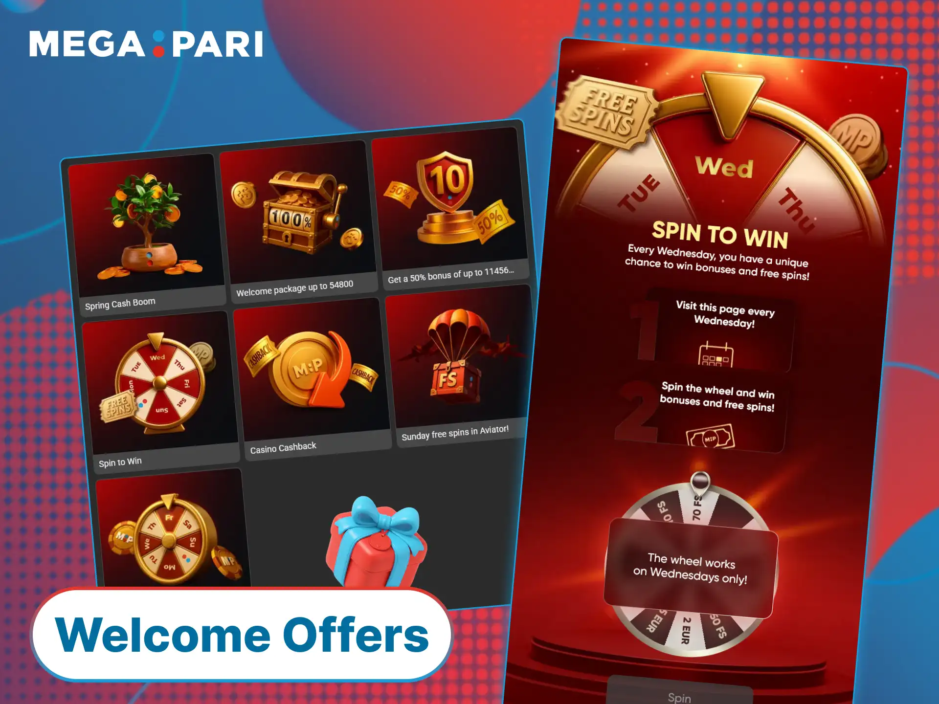 Claim generous welcome offers to enhance your MegaPari betting experience.