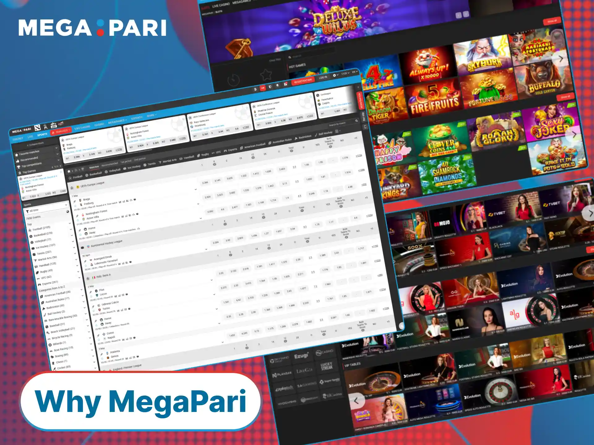 Discover why local players choose to bet on sports at the MegaPari Turkey website.