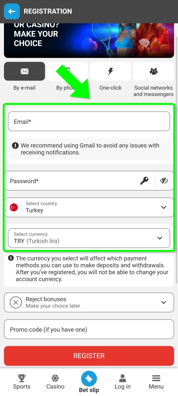 Enter your personal details to complete the MegaPari App registration process.